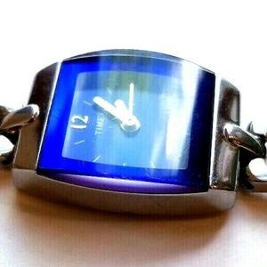 Timex Women's Unique Blue Face Wristwatch